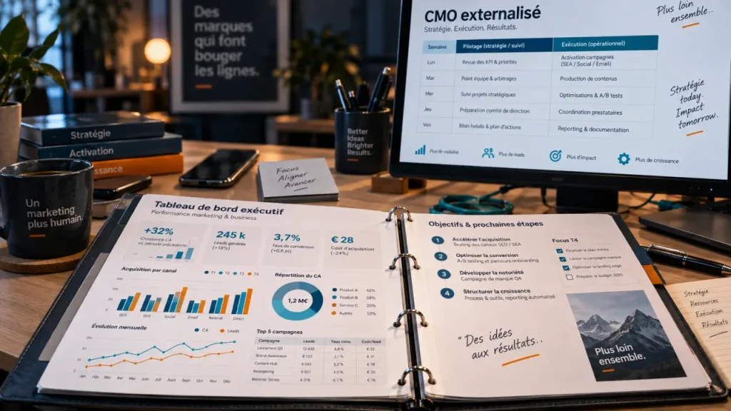 Un directeur marketing externalisé structure la croissance sans recrutement en CDI