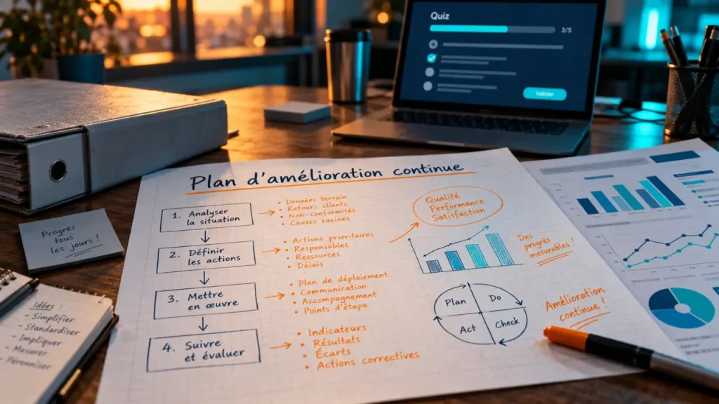 Formation en amélioration continue : des outils maîtrisés plutôt qu’un certificat de plus