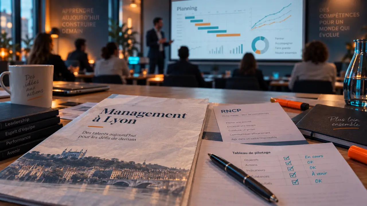 Formation lyon management : dossier RNCP et tableau de pilotage